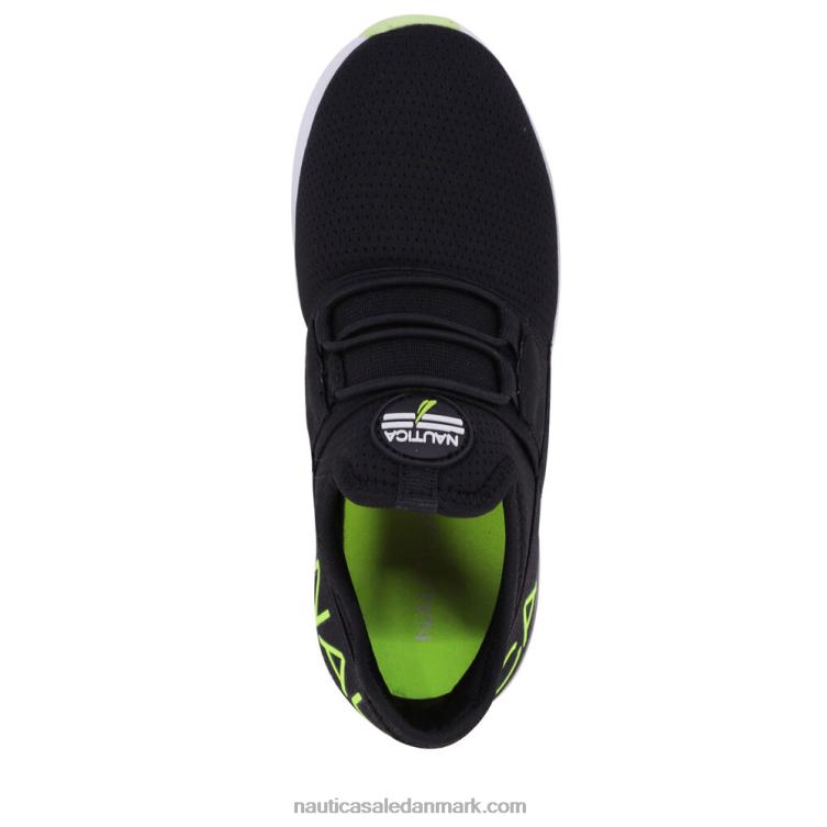 slip-on sneaker med drengelogo ny sort Nautica PZ4T1148