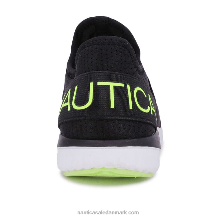 slip-on sneaker med drengelogo ny sort Nautica PZ4T1148