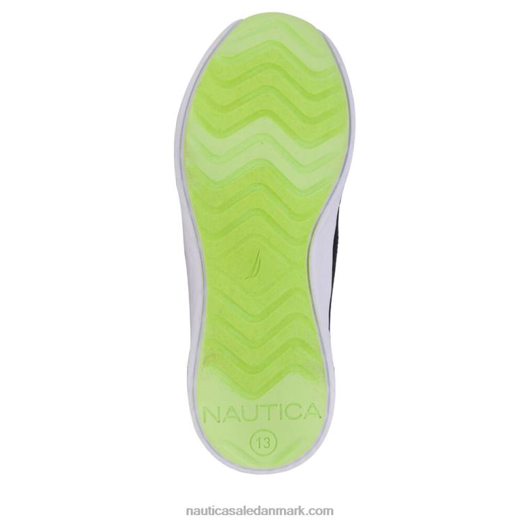 slip-on sneaker med drengelogo ny sort Nautica PZ4T1148