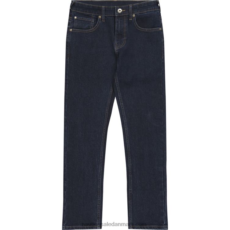 denim med lige pasform til små drenge (2t-4t) dock blå Nautica PZ4T1155