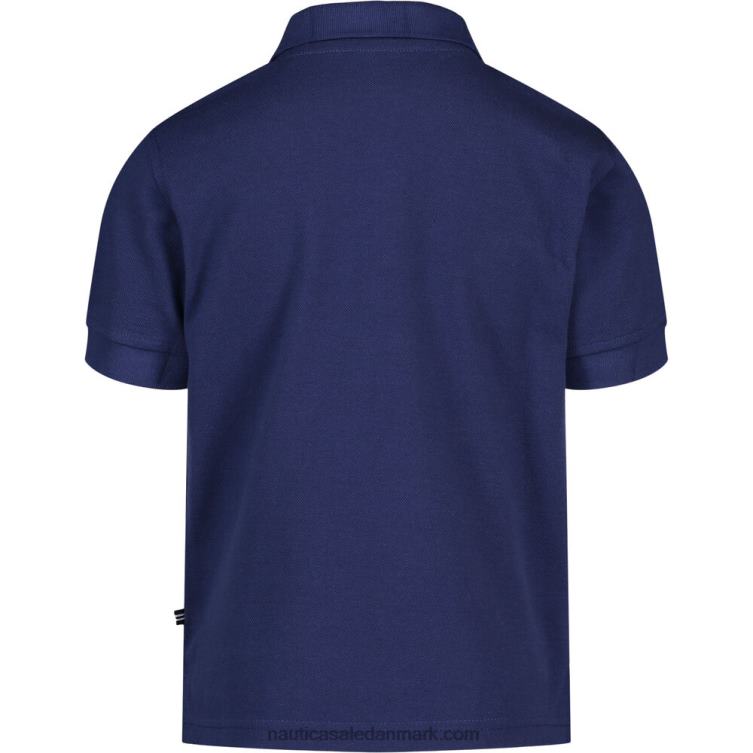 grafikpolo med logo til små drenge (4-7) j flåde Nautica PZ4T1127