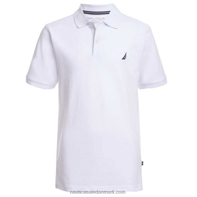klassisk dækpolo til drenge (8-20) antik hvidvask Nautica PZ4T1065
