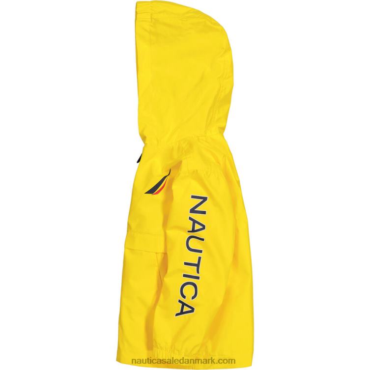 små drenge jakke og t-shirt 3 stk jogger sæt lysegul Nautica PZ4T1282