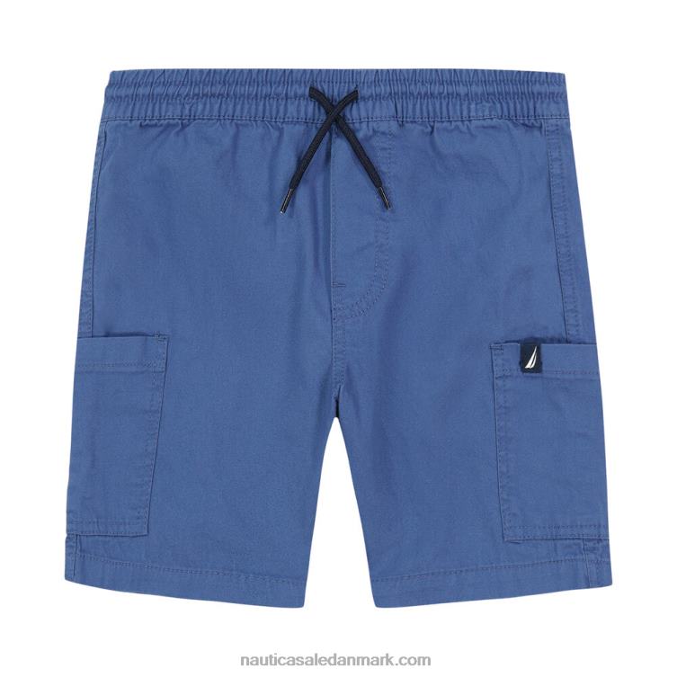 små drenge pull-on cargo short (2t-4t) blå luftspejling Nautica PZ4T1241