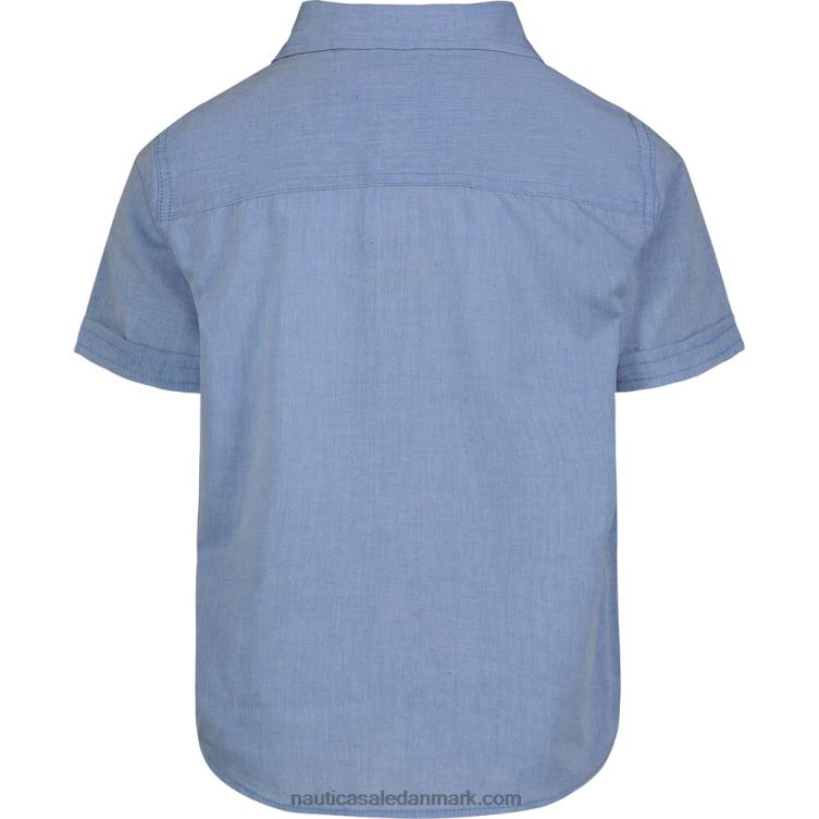 drenges teksturskjorte (8-20) koboltbølge Nautica PZ4T1286