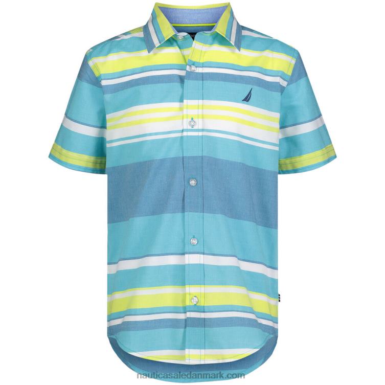 stribet skjorte til små drenge (4-7) stjerne safir Nautica PZ4T1254