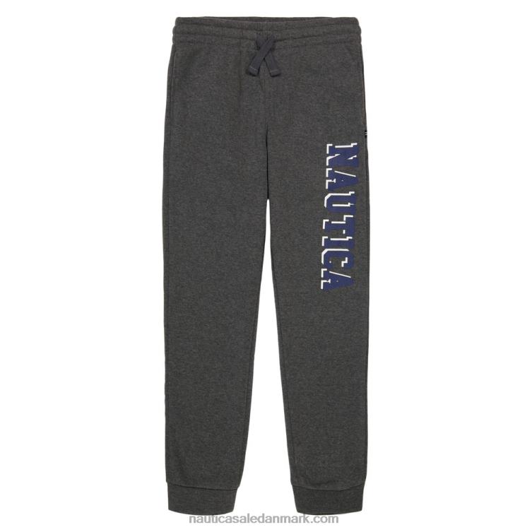 grafisk jogger med logo til drenge (8-20) grå lyng Nautica PZ4T1089