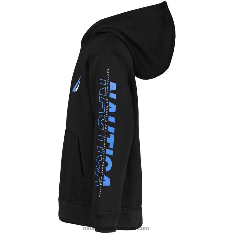 hættetrøje med logo-ærmer til små drenge (4-7) grå lyng Nautica PZ4T1115