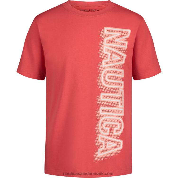 små drenge lodret glødende 3-d grafisk t-shirt (2t-4t) rød ved havet Nautica PZ4T1150