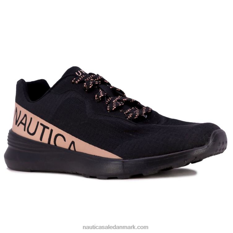 strikket sneaker med logorem sort Nautica PZ4T785 Kvinder