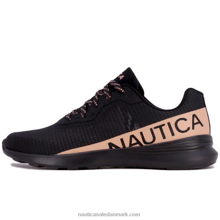 strikket sneaker med logorem sort Nautica PZ4T785 Kvinder