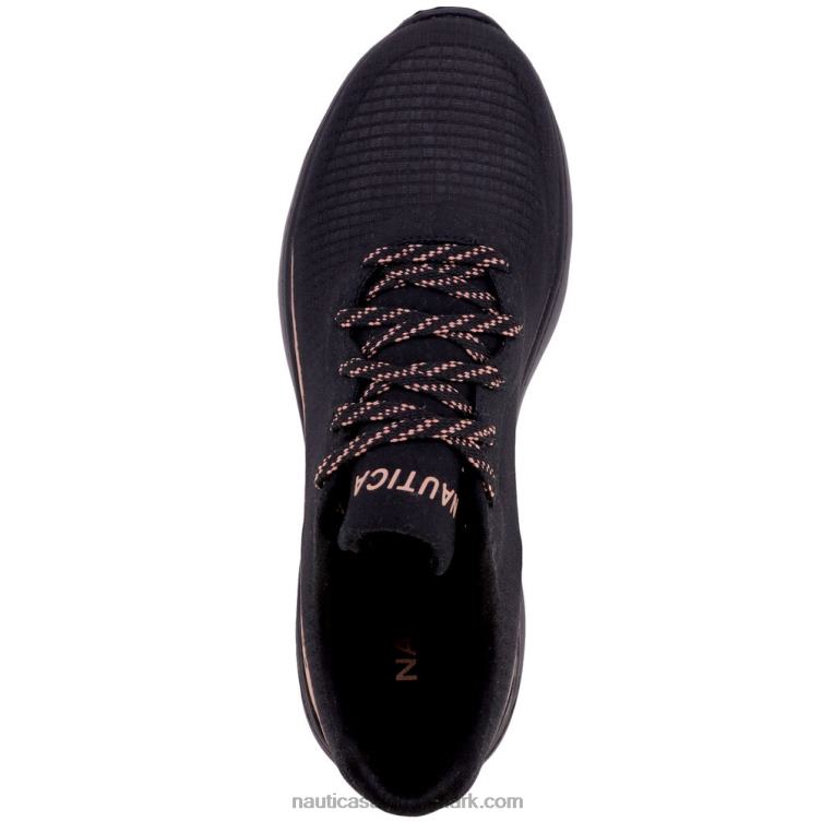 strikket sneaker med logorem sort Nautica PZ4T785 Kvinder