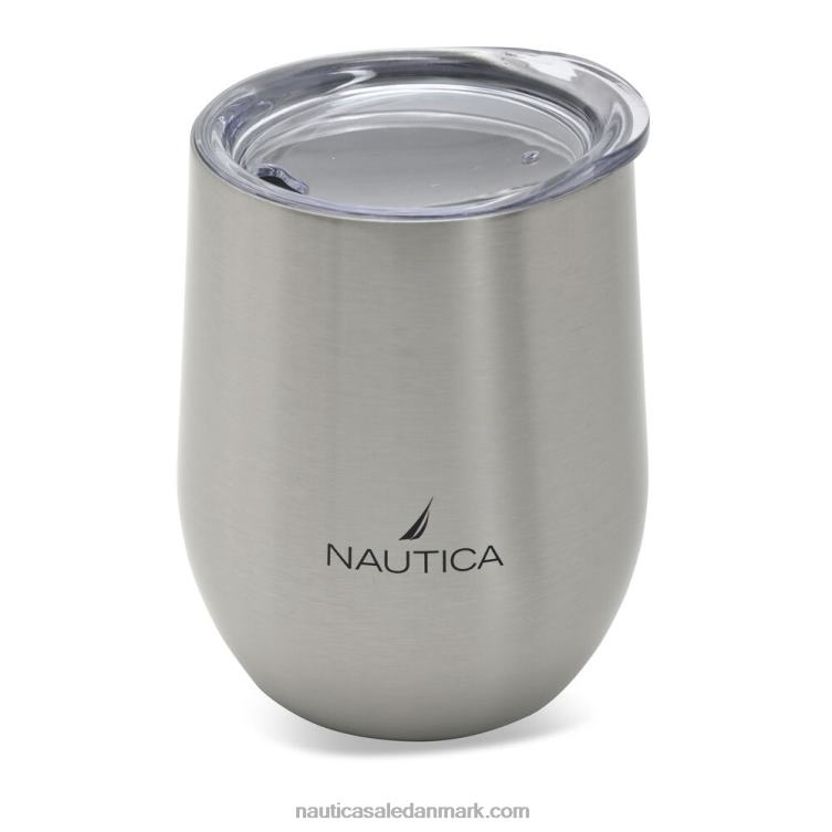 j-klasse logo dobbeltvægget tumbler i rustfrit stål grafitlyng Nautica PZ4T265 Kvinder