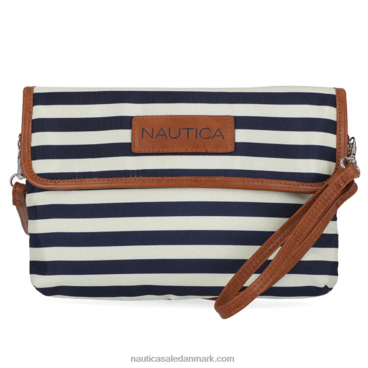 crossbody taske til mini pung i nylon arbejdstrøje blå Nautica PZ4T872 Kvinder