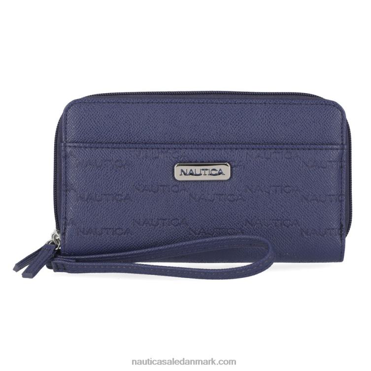 pung med trykt armbånd arbejdstrøje blå Nautica PZ4T948 Kvinder