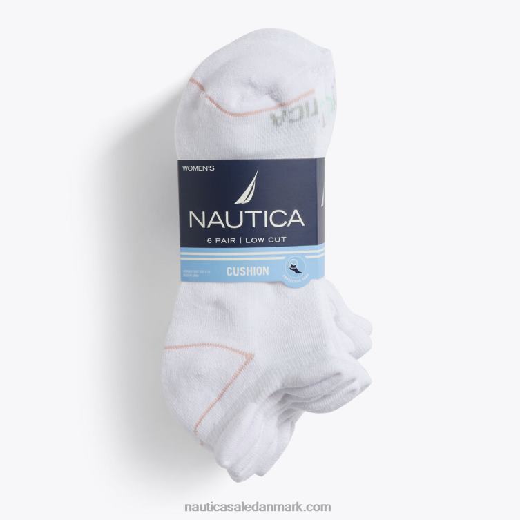 atletic tab low cut sokker 6-pack multi Nautica PZ4T861 Kvinder