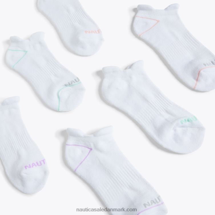 atletic tab low cut sokker 6-pack multi Nautica PZ4T861 Kvinder