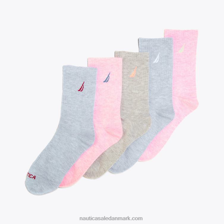 crew sokker 5-pak multi Nautica PZ4T816 Kvinder