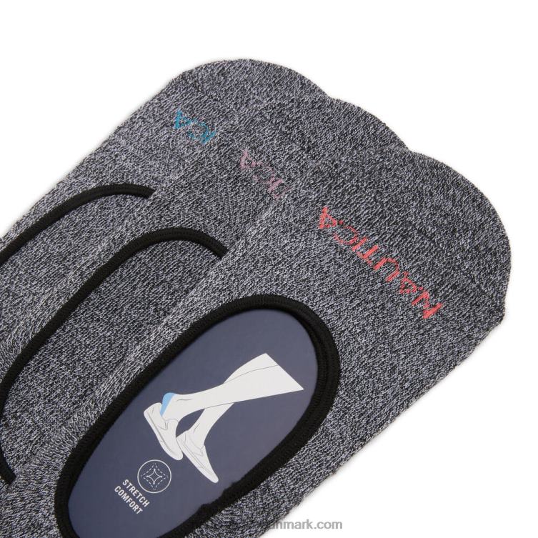 manchetforingsstrømper 3-pak multi Nautica PZ4T891 Kvinder