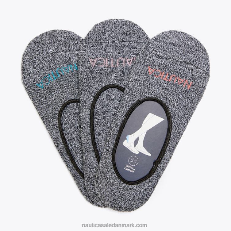 mikrofiber liner sokker 3-pak multi Nautica PZ4T876 Kvinder