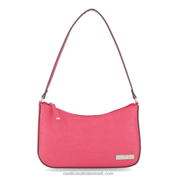 baguette skuldertaske med tryk koral kappe Nautica PZ4T935 Kvinder