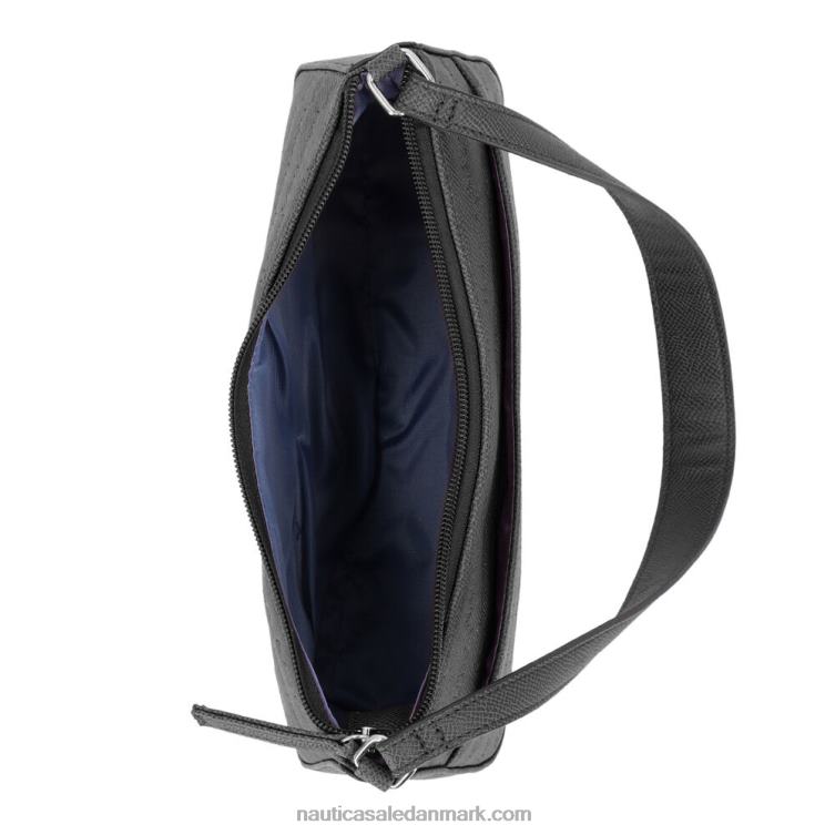 baguette skuldertaske med tryk sort Nautica PZ4T931 Kvinder