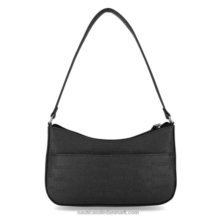 baguette skuldertaske med tryk sort Nautica PZ4T931 Kvinder