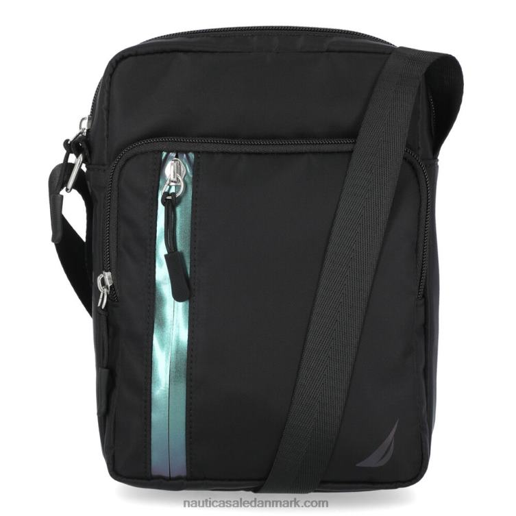 crossbody taske i nylon sort Nautica PZ4T926 Kvinder
