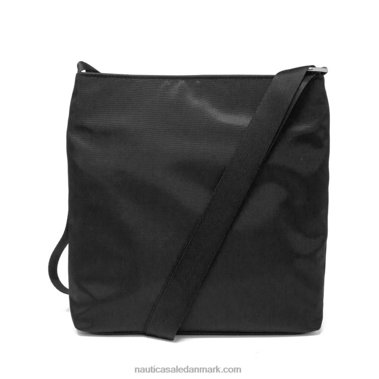 crossbody taske til dykkerlærred ægte sort Nautica PZ4T873 Kvinder
