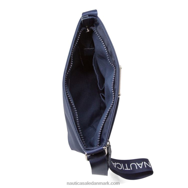 crossbody taske til dykkerlærred kulblå lyng Nautica PZ4T882 Kvinder