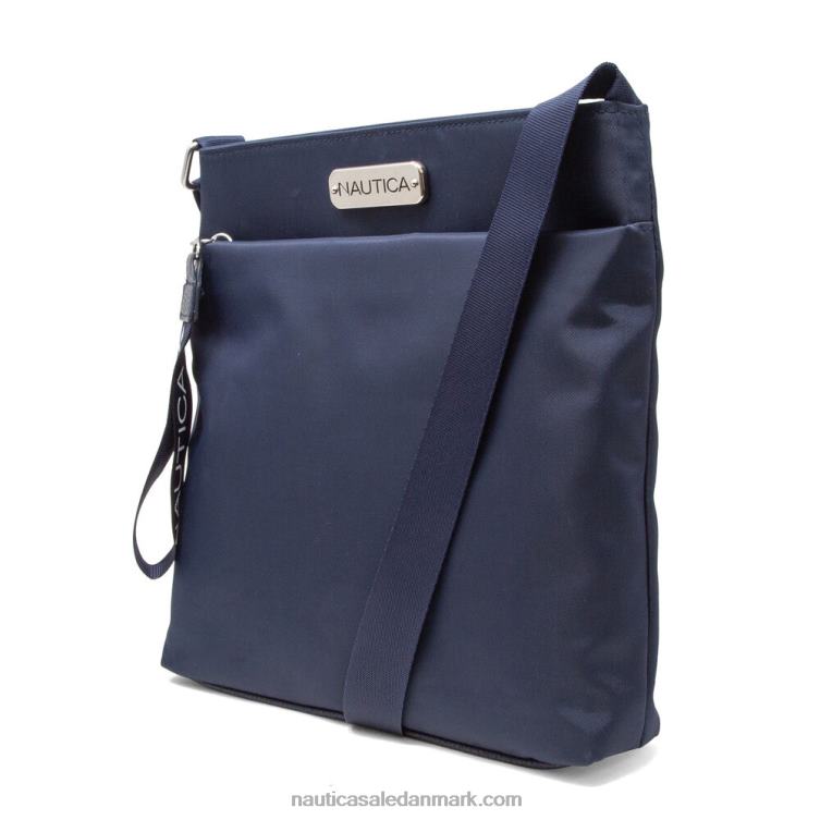 crossbody taske til dykkerlærred kulblå lyng Nautica PZ4T882 Kvinder