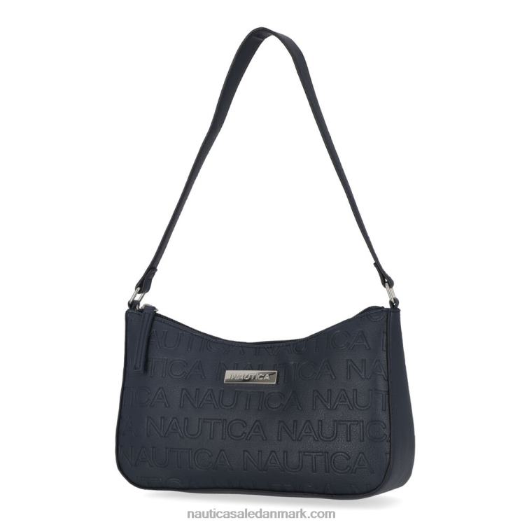delray baguette skuldertaske arbejdstrøje blå Nautica PZ4T953 Kvinder