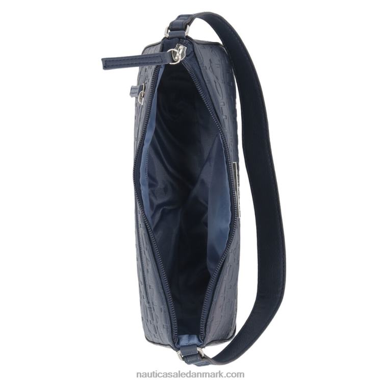 delray baguette skuldertaske arbejdstrøje blå Nautica PZ4T953 Kvinder