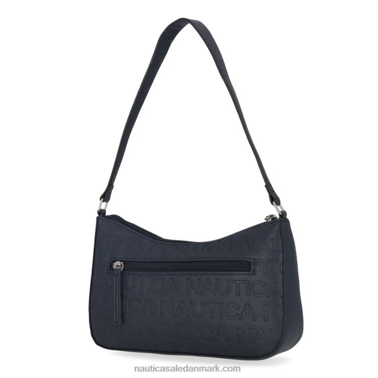delray baguette skuldertaske arbejdstrøje blå Nautica PZ4T953 Kvinder
