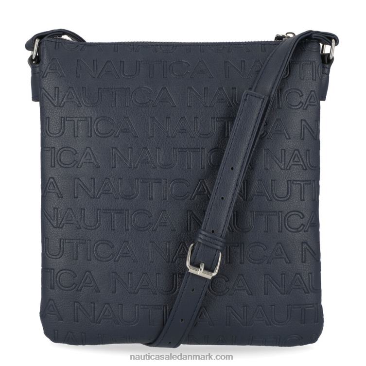 delray key largo crossbody taske arbejdstrøje blå Nautica PZ4T871 Kvinder