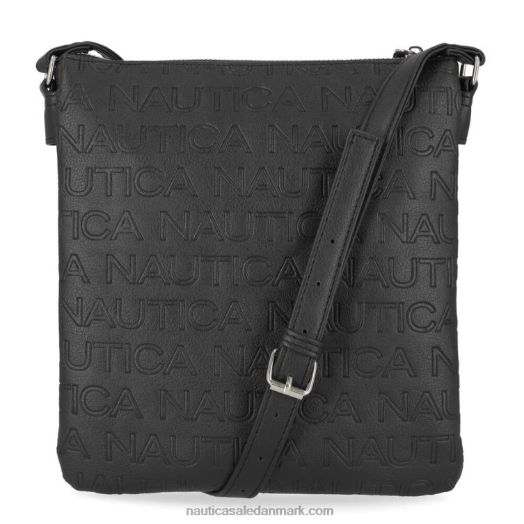 delray key largo crossbody taske sort Nautica PZ4T855 Kvinder