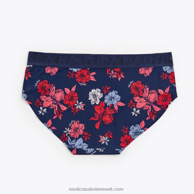 laserskåret nylon trusse 5-pak arbejdstrøje blå Nautica PZ4T1007 Kvinder