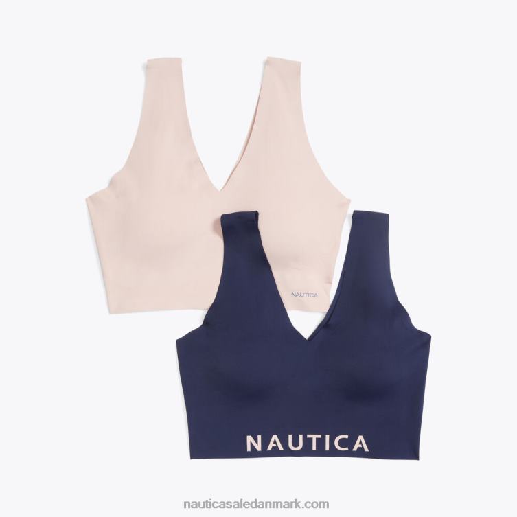 laserskårne braletter 2-pak arbejdstrøje blå Nautica PZ4T796 Kvinder