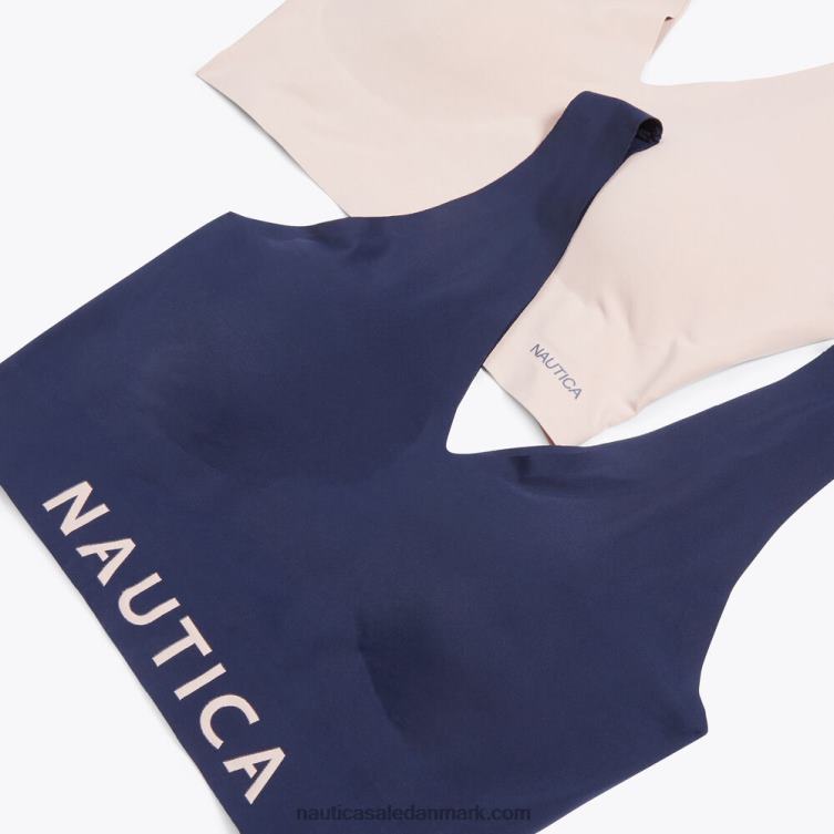 laserskårne braletter 2-pak arbejdstrøje blå Nautica PZ4T796 Kvinder