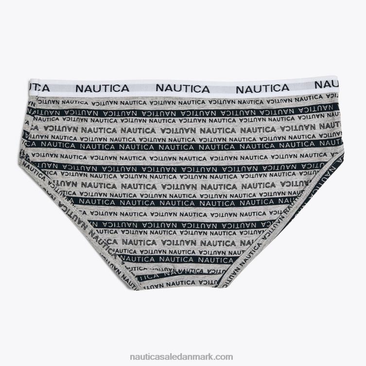 logo hipster boyshorts 7-pak sort Nautica PZ4T814 Kvinder