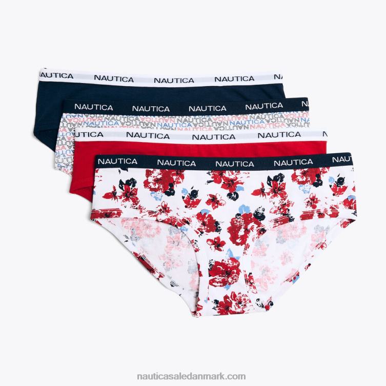 logo hipster trusser 5-pak antik hvidvask Nautica PZ4T794 Kvinder
