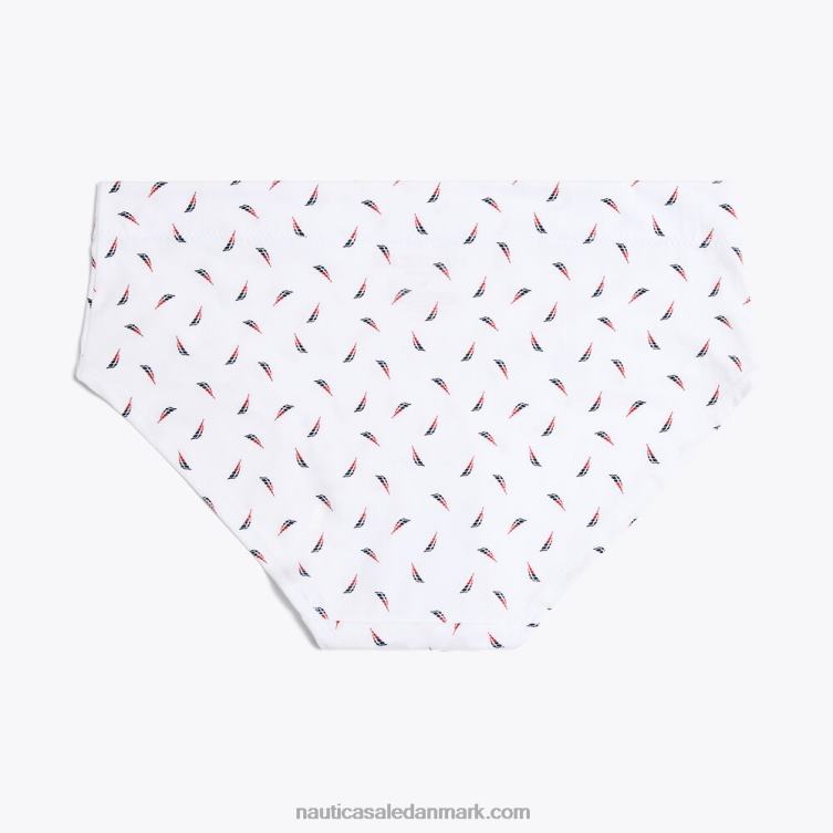 logo printet hipster trusser 5-pak arbejdstrøje blå Nautica PZ4T800 Kvinder