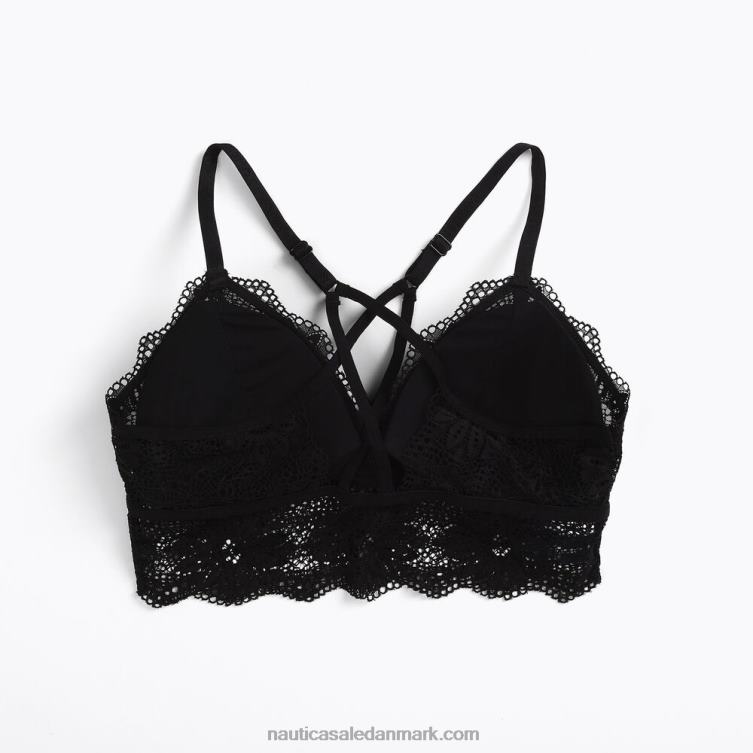 longline crossback blonde bralette 2-pak sort Nautica PZ4T850 Kvinder