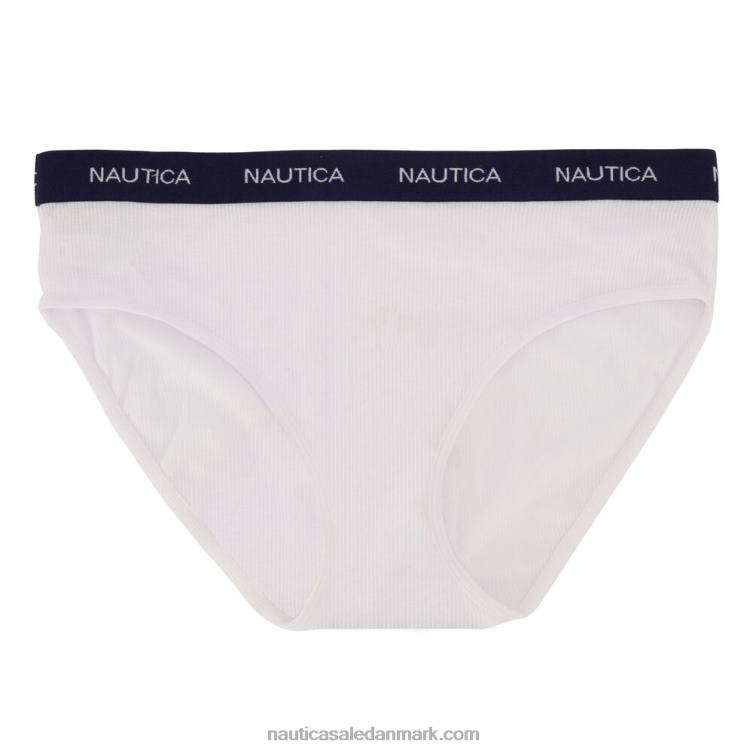 ribbet logo hipster trusser 5-pak sort Nautica PZ4T809 Kvinder