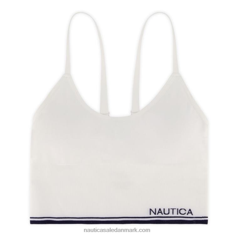 sømløs jacquardstribe og logo brami 3-pak arbejdstrøje blå Nautica PZ4T828 Kvinder