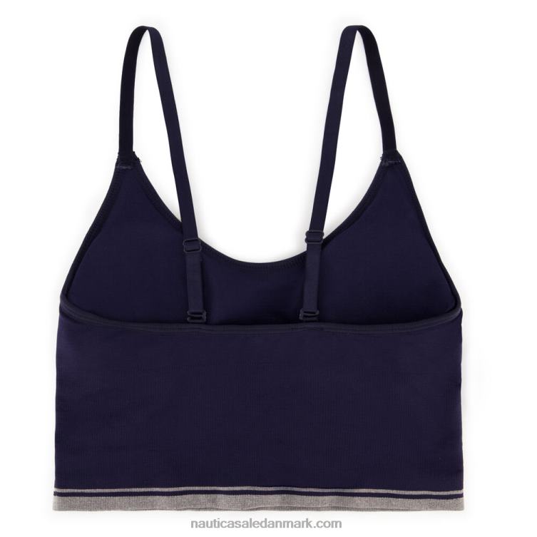 sømløs jacquardstribe og logo brami 3-pak arbejdstrøje blå Nautica PZ4T828 Kvinder