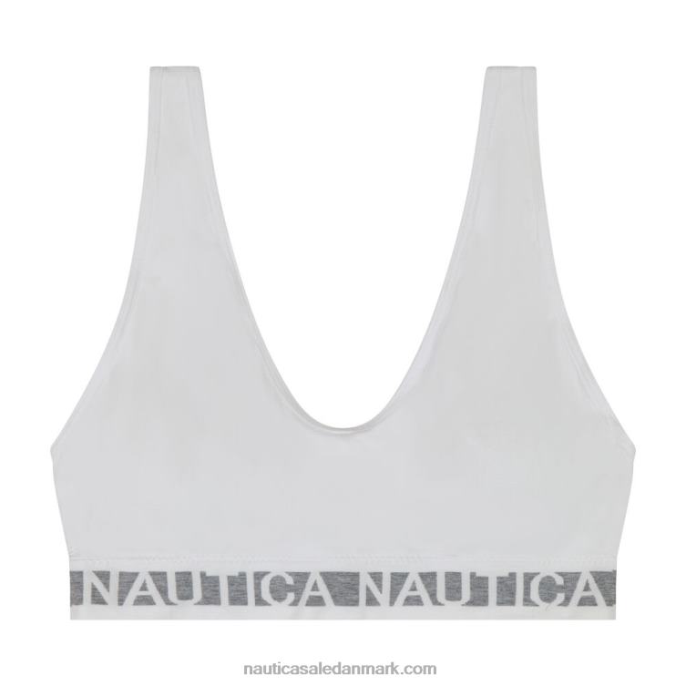 sømløs logo bh 3-pak arbejdstrøje blå Nautica PZ4T824 Kvinder