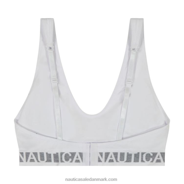 sømløs logo bh 3-pak arbejdstrøje blå Nautica PZ4T824 Kvinder