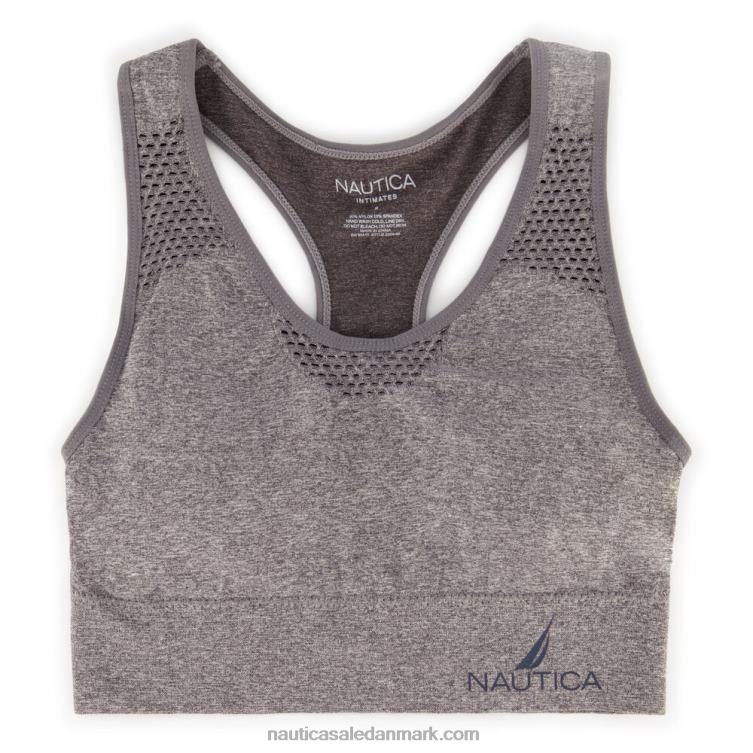 sømløs mesh jacquard racerback bh 3-pak svag blå Nautica PZ4T778 Kvinder