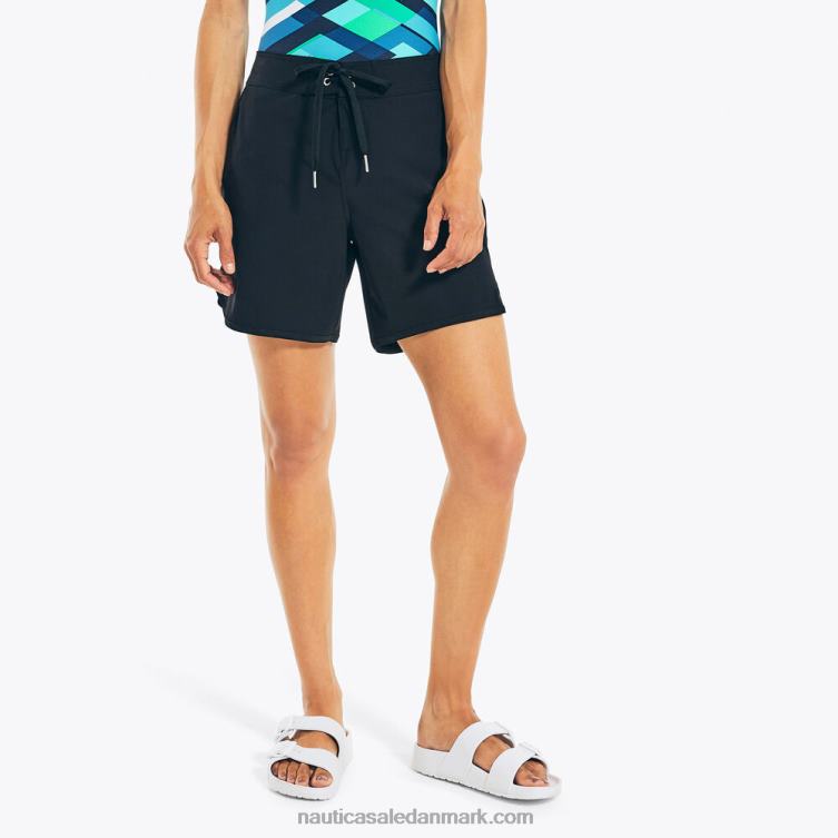 7\" kort kort sort Nautica PZ4T884 Kvinder